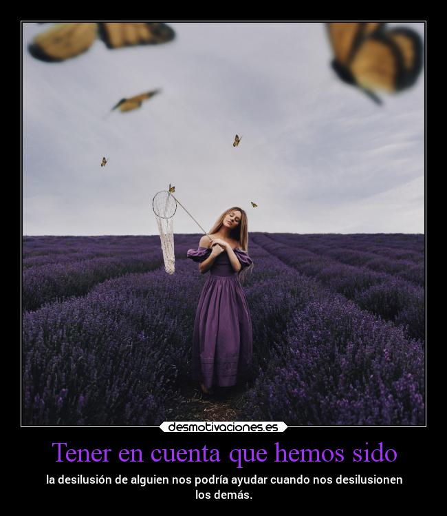 Tener en cuenta que hemos sido - 