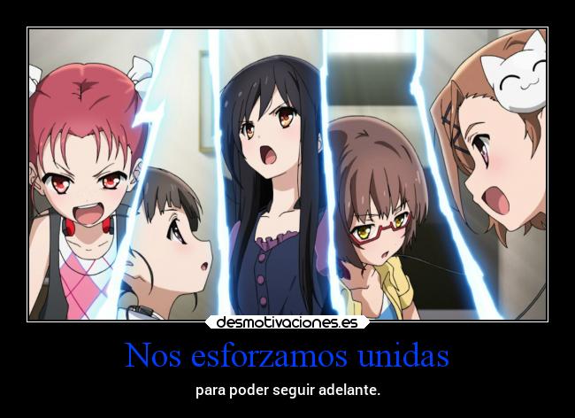 carteles anime amistad amigos accelworld kuroyukihime chiyuri niko utai danieldats desmotivaciones