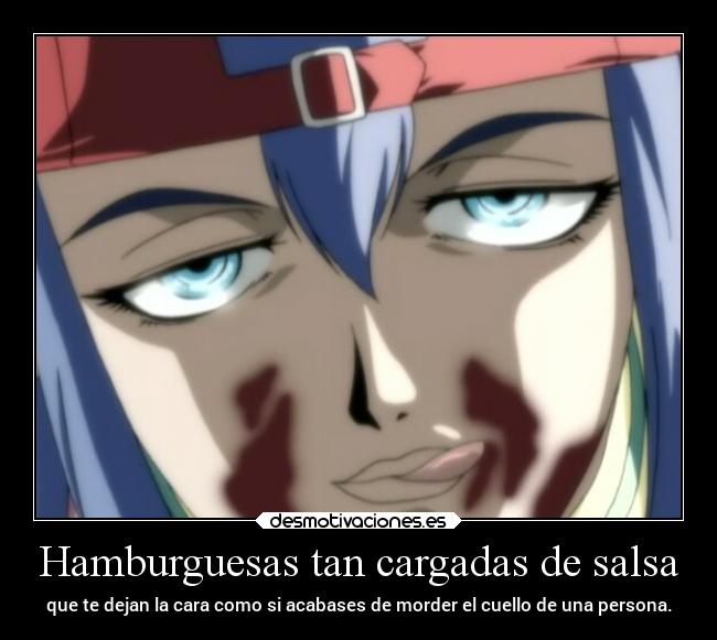 Hamburguesas tan cargadas de salsa -