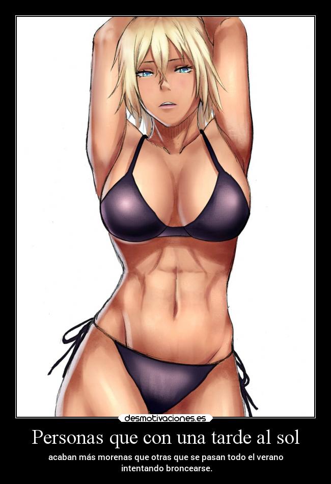 Personas que con una tarde al sol -