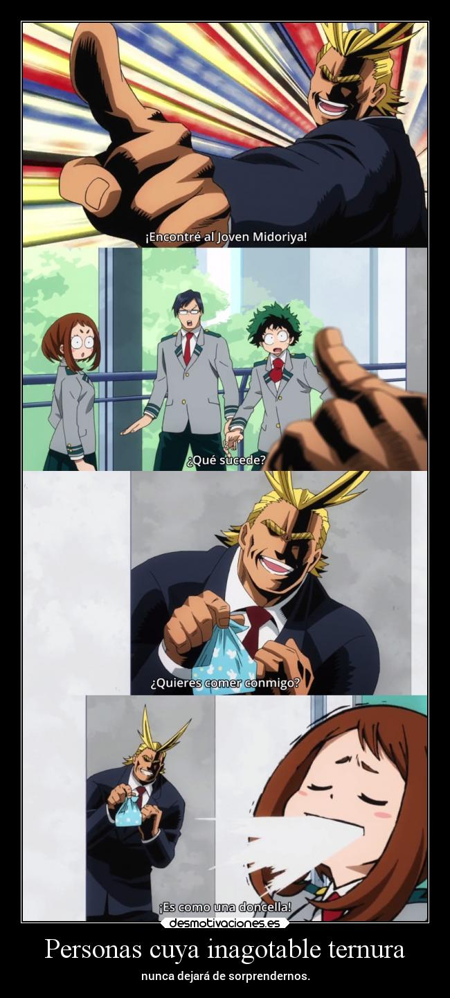 Personas cuya inagotable ternura -