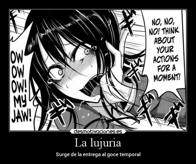 carteles anime lujuria killerfrases desmotivaciones