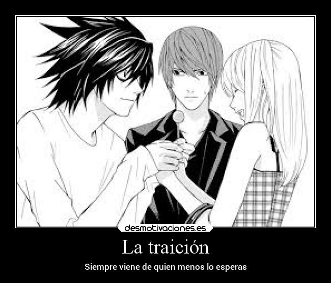 La traición - Siempre viene de quien menos lo esperas