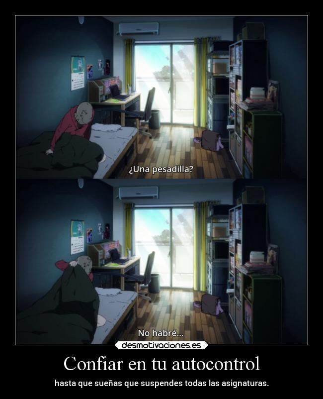 Confiar en tu autocontrol - 