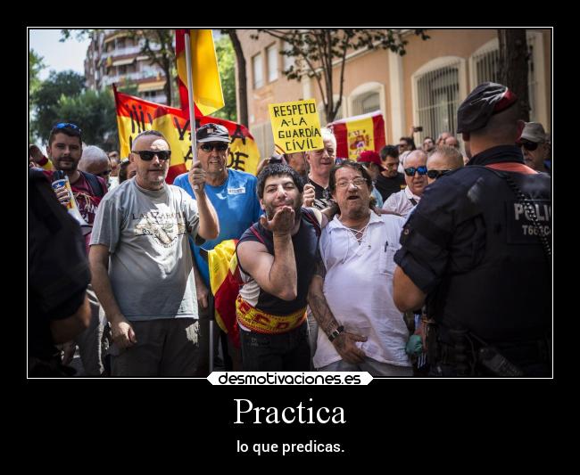 Practica - lo que predicas.