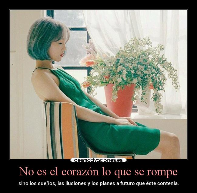 No es el corazón lo que se rompe - 