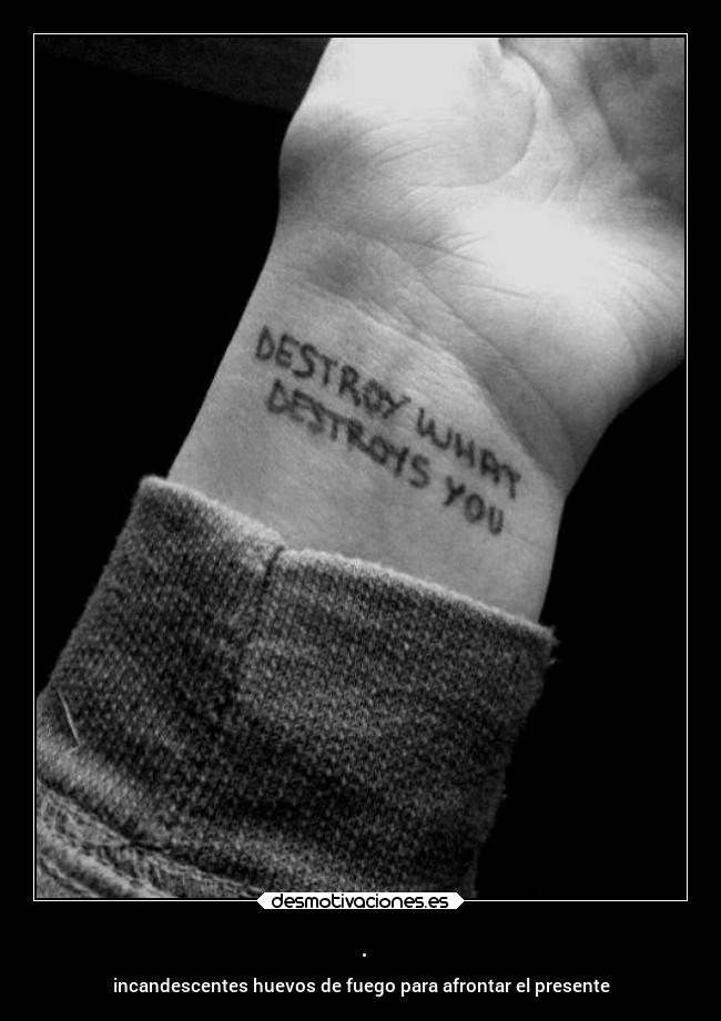 . - incandescentes huevos de fuego para afrontar el presente