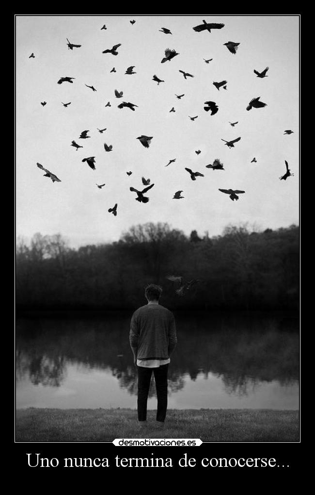 Uno nunca termina de conocerse... -