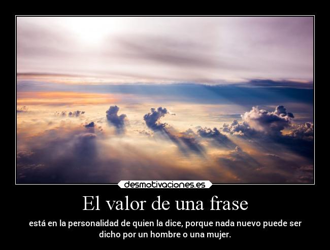 El valor de una frase - 