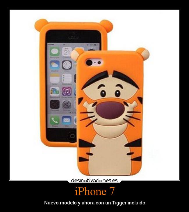 iPhone 7 - Nuevo modelo y ahora con un Tigger incluido