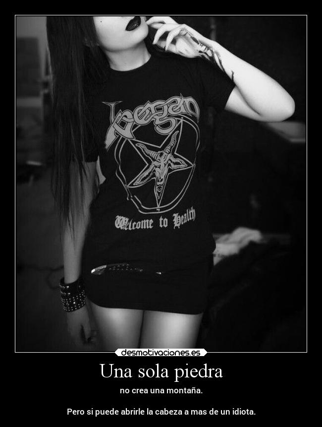Una sola piedra -