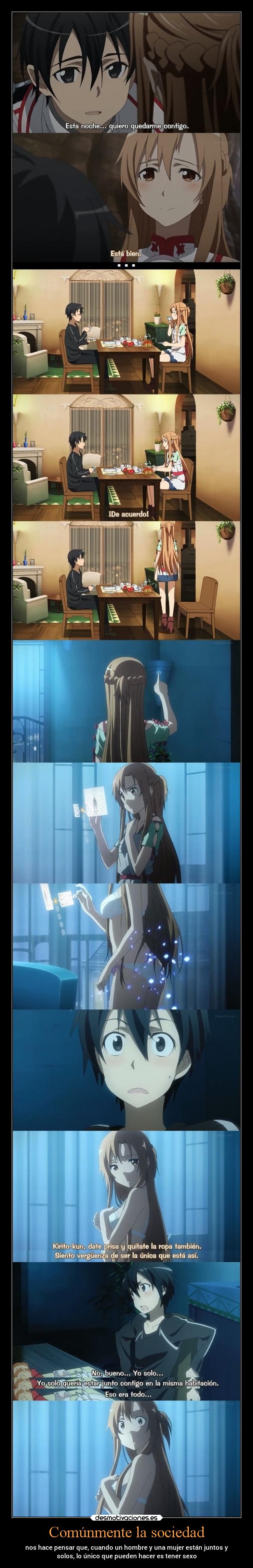 Comúnmente la sociedad - nos hace pensar que, cuando un hombre y una mujer están juntos y
solos, lo único que pueden hacer es tener sexo