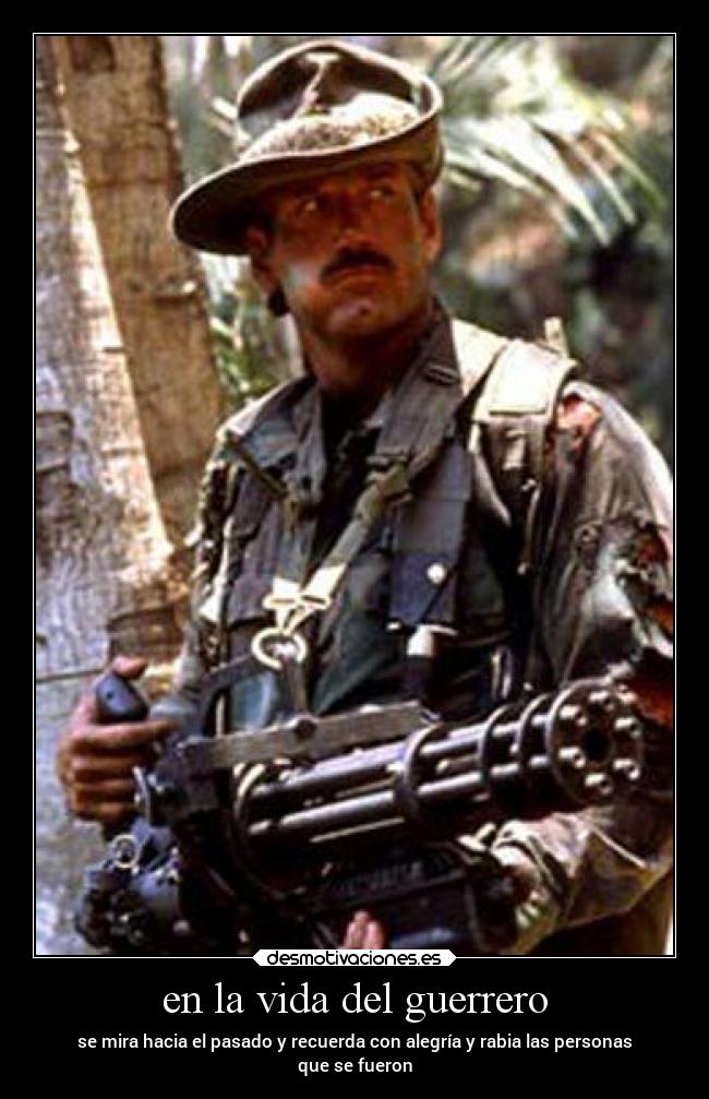 en la vida del guerrero - 