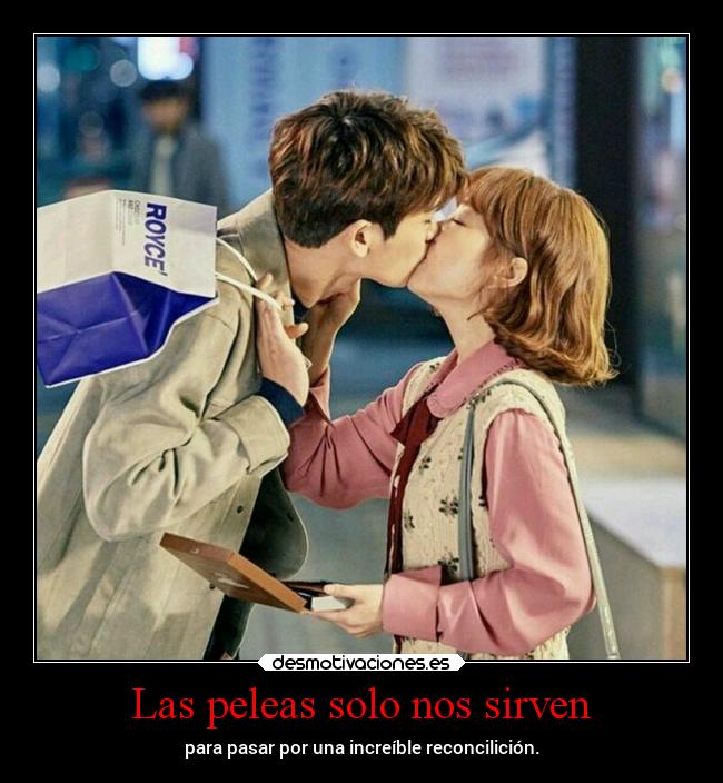 Las peleas solo nos sirven -