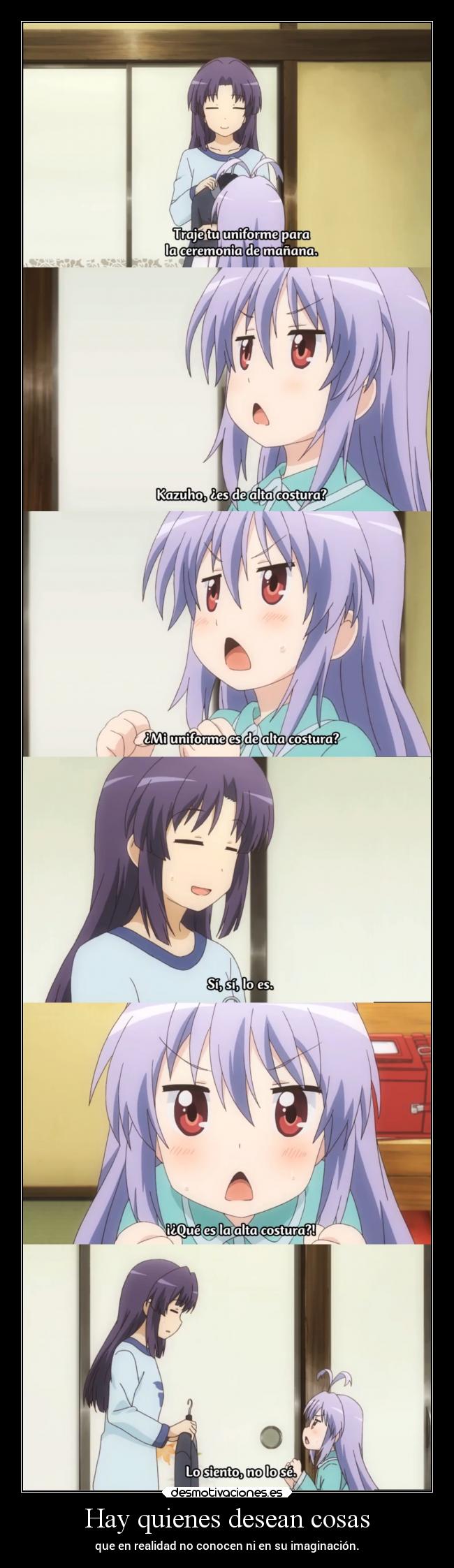 carteles vida anime imaginacion altacostura niideadequees nonnonbiyori doni desmotivaciones