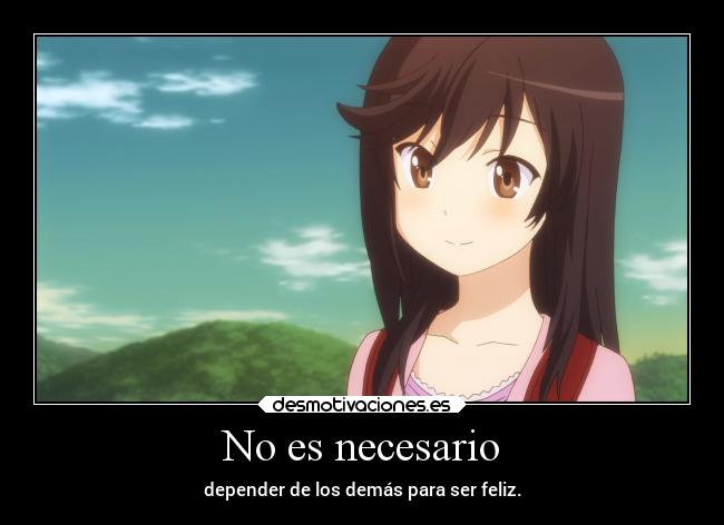 No es necesario - 
