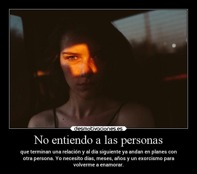 No entiendo a las personas - 