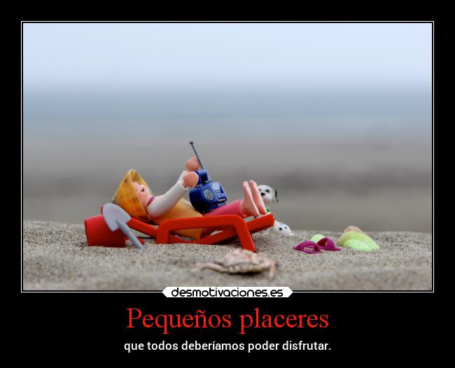 Pequeños placeres -