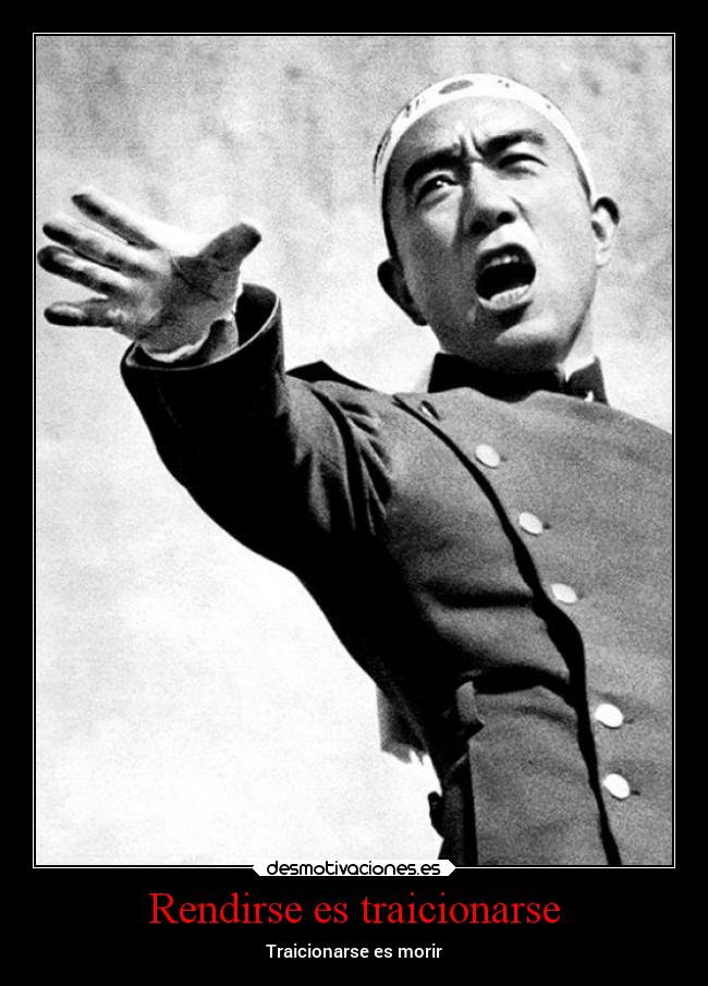 carteles vida muerte arte literatura mishima mortals unicorniosrosasyazules desmotivaciones