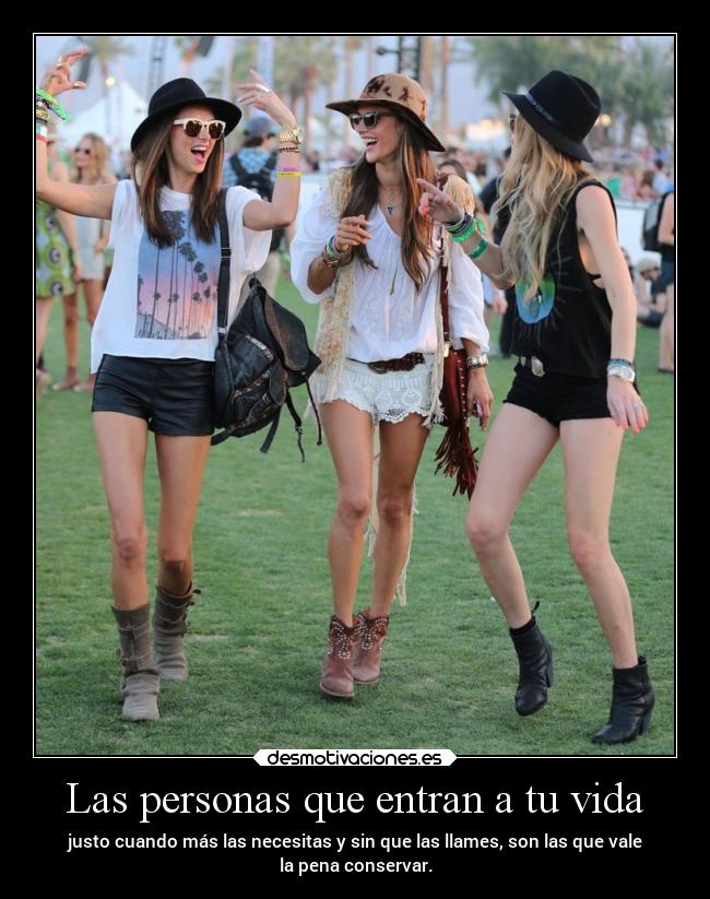 Las personas que entran a tu vida -