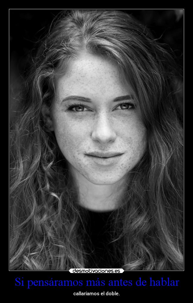 Si pensáramos más antes de hablar - 