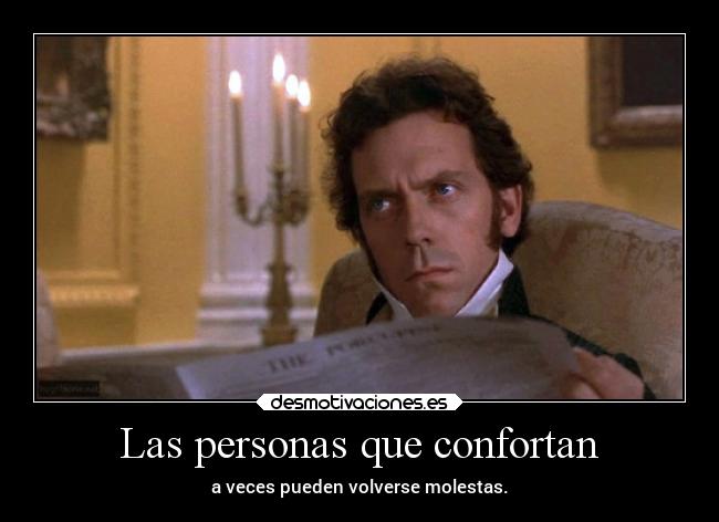 Las personas que confortan -