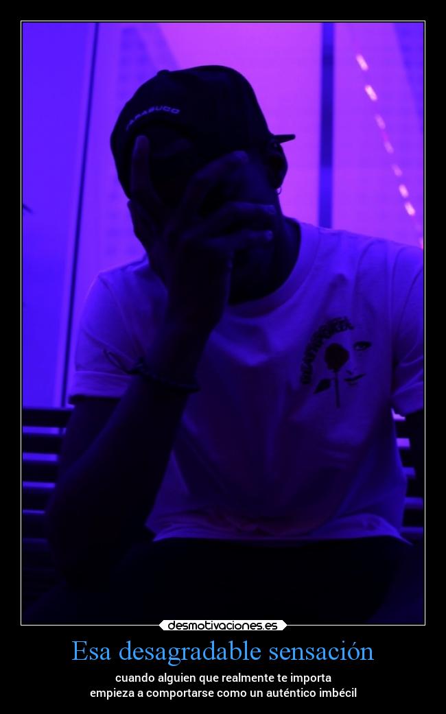 Esa desagradable sensación -