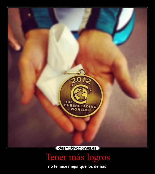 Tener más logros -