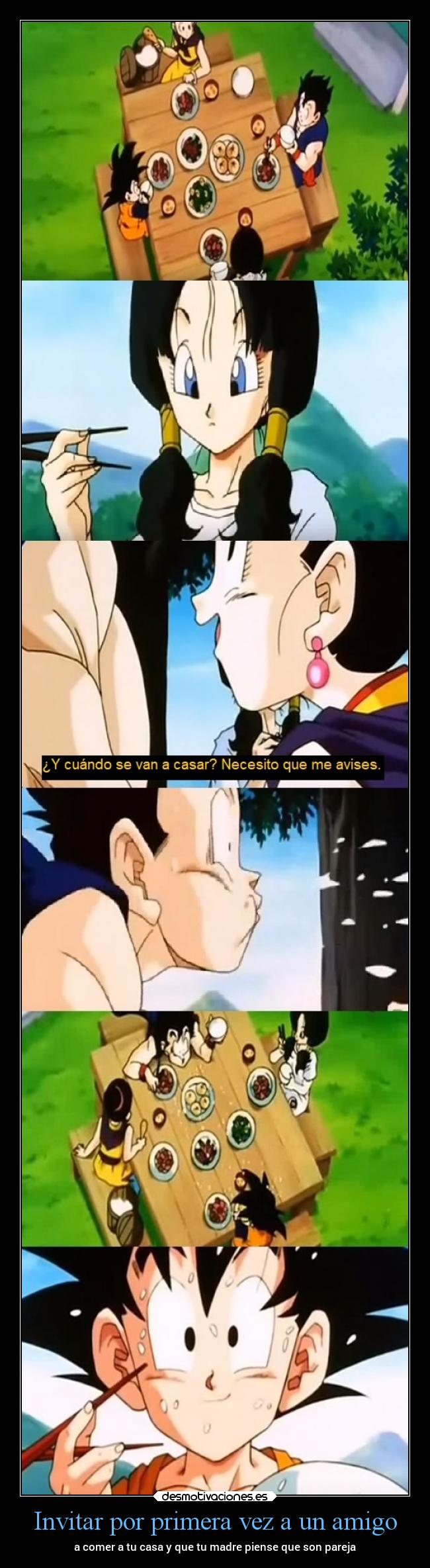 Invitar por primera vez a un amigo - a comer a tu casa y que tu madre piense que son pareja