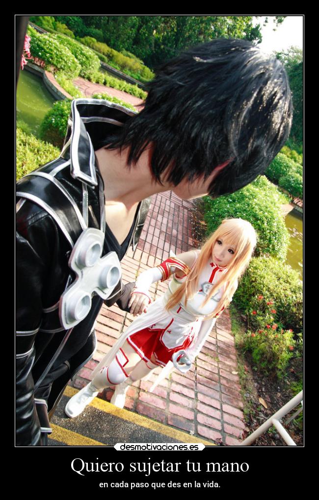 Quiero sujetar tu mano -