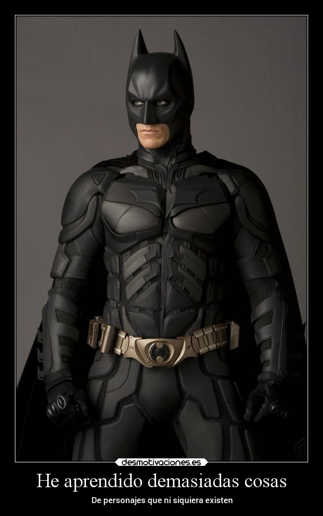 He aprendido demasiadas cosas -