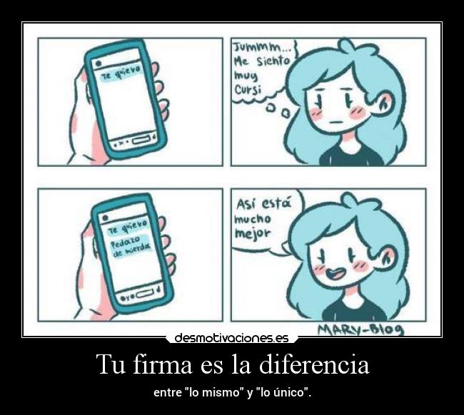 Tu firma es la diferencia - 