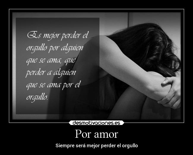 Por amor -