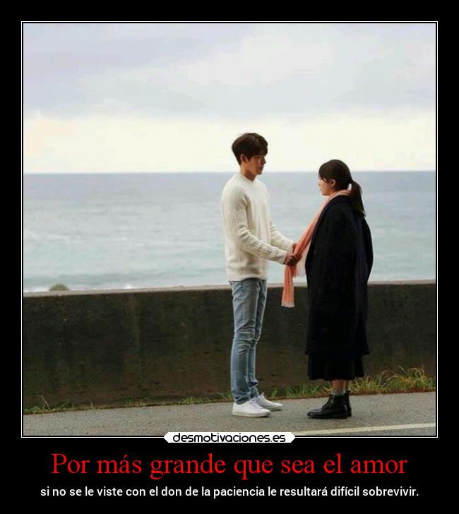 Por más grande que sea el amor - 