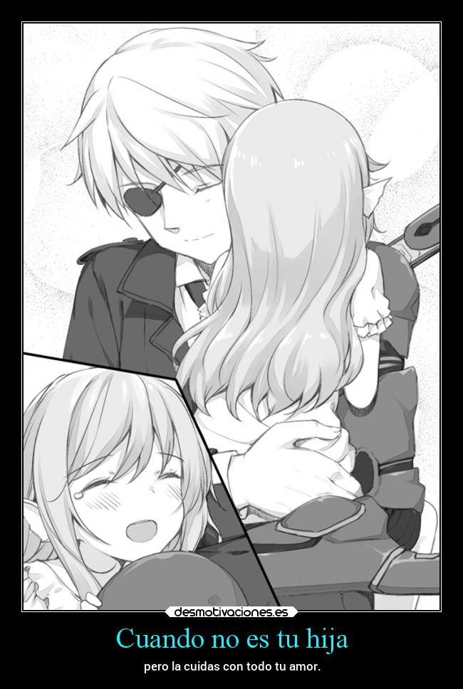 Cuando no es tu hija - pero la cuidas con todo tu amor.
