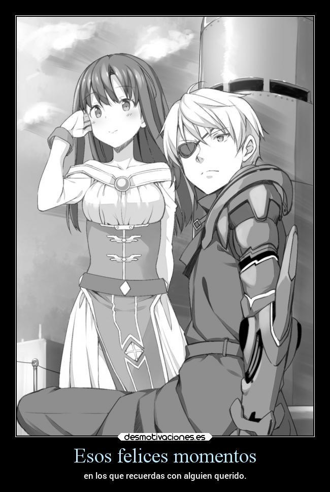 Esos felices momentos - en los que recuerdas con alguien querido.