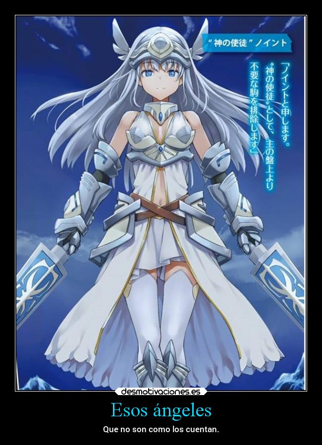 Esos ángeles - Que no son como los cuentan.