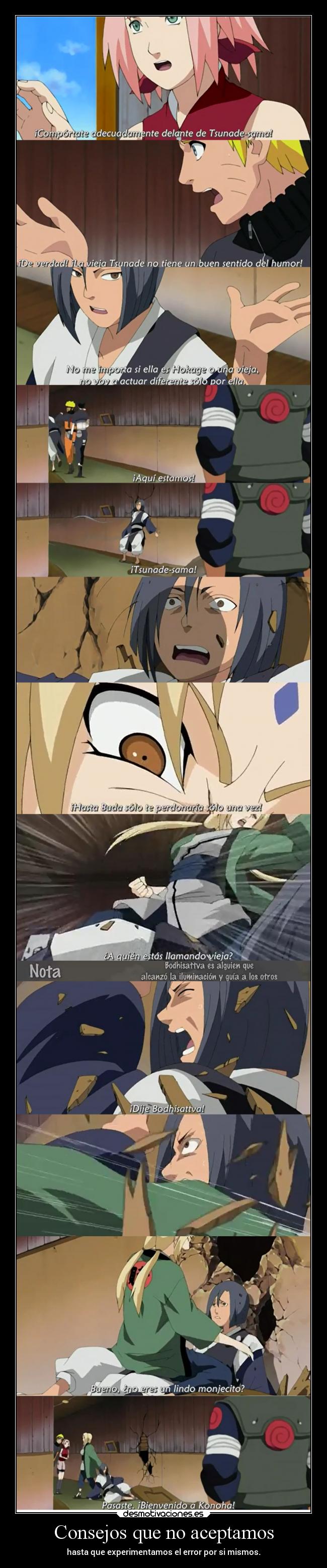 Consejos que no aceptamos - 