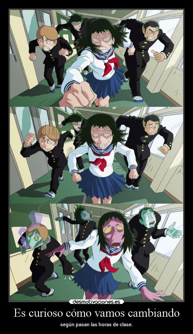 Es curioso cómo vamos cambiando -