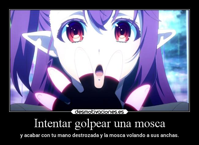 Intentar golpear una mosca - 