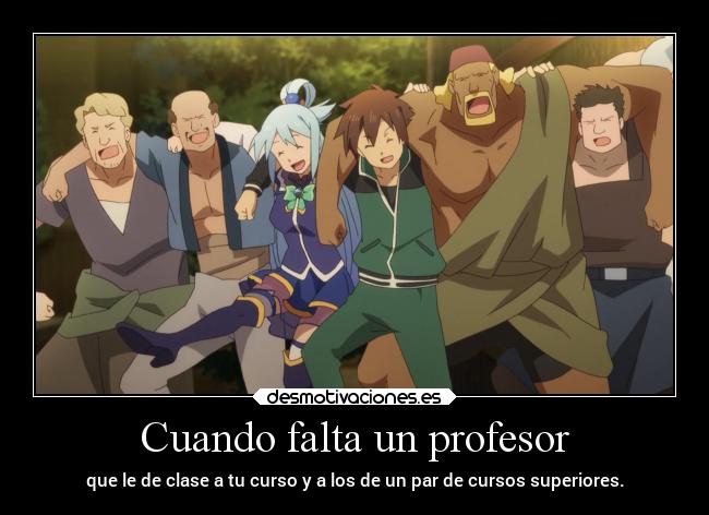 Cuando falta un profesor -