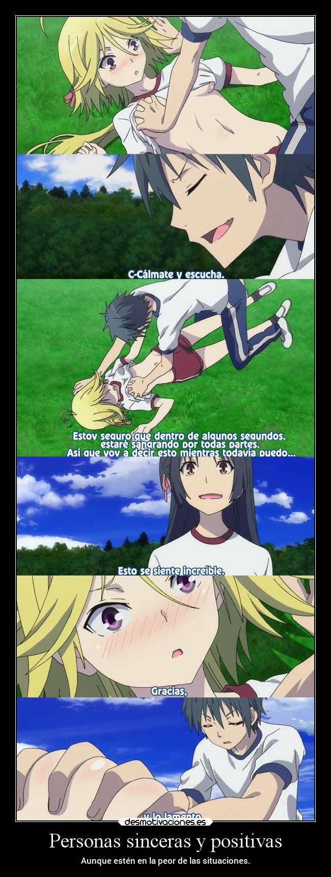 carteles anime sinceridad momento raptorhunters mala problema peor positivo desmotivaciones