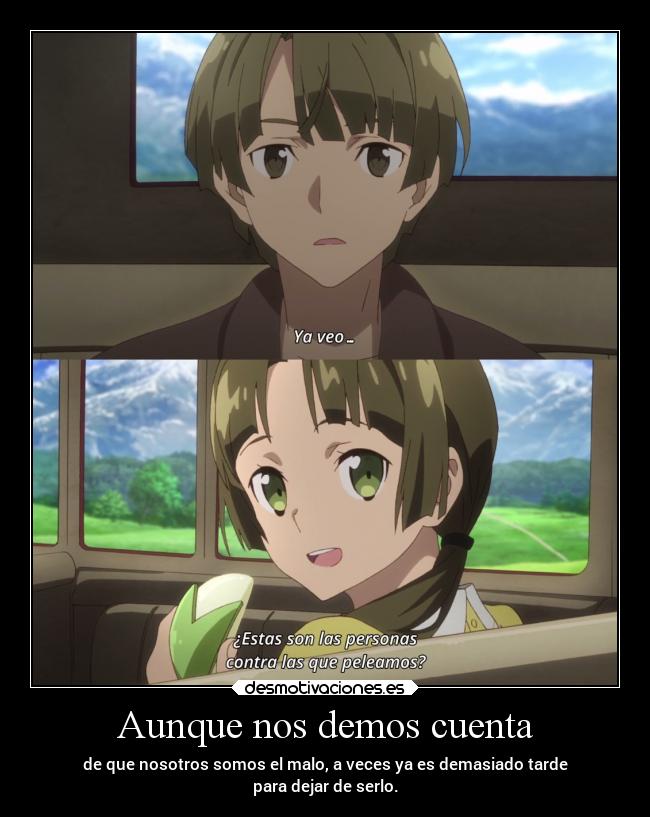 Aunque nos demos cuenta -