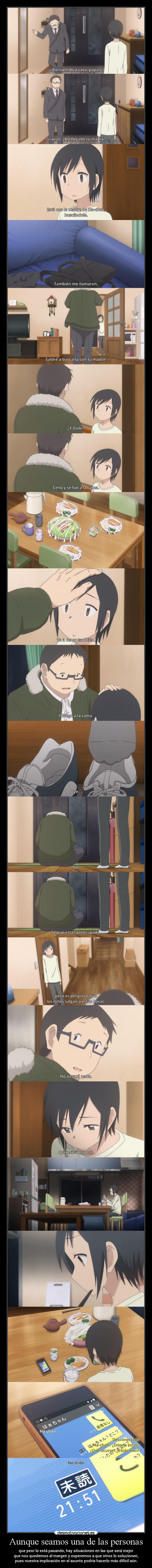 Aunque seamos una de las personas -