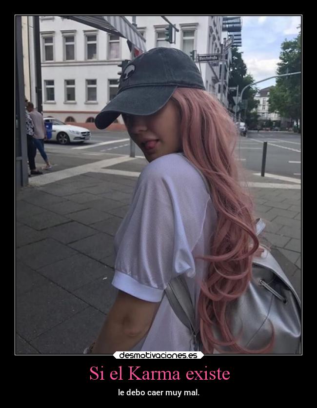 Si el Karma existe - le debo caer muy mal.