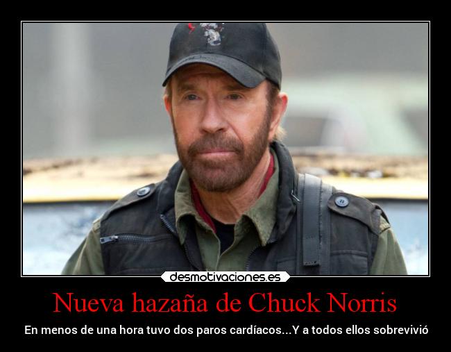 Nueva hazaña de Chuck Norris -