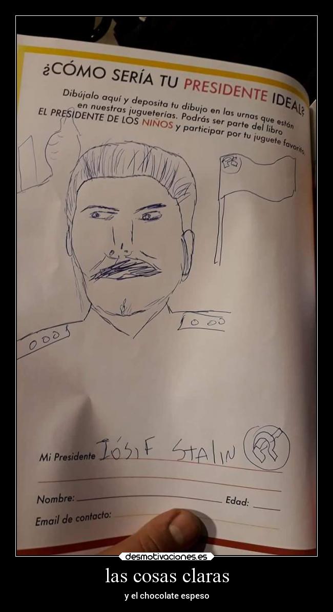 las cosas claras - y el chocolate espeso