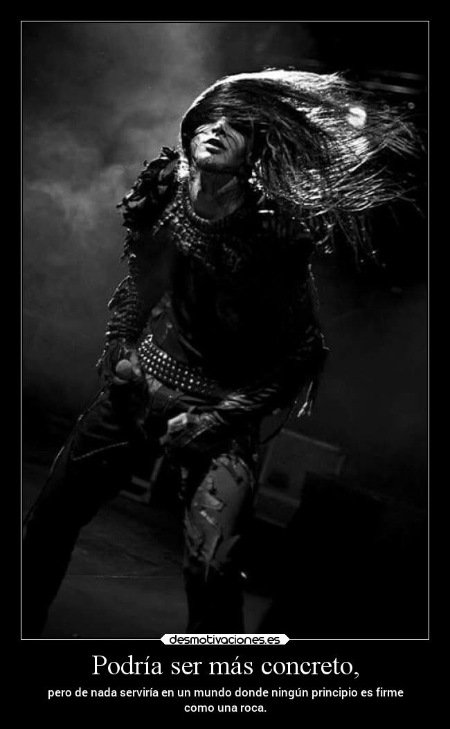 Podría ser más concreto, - 