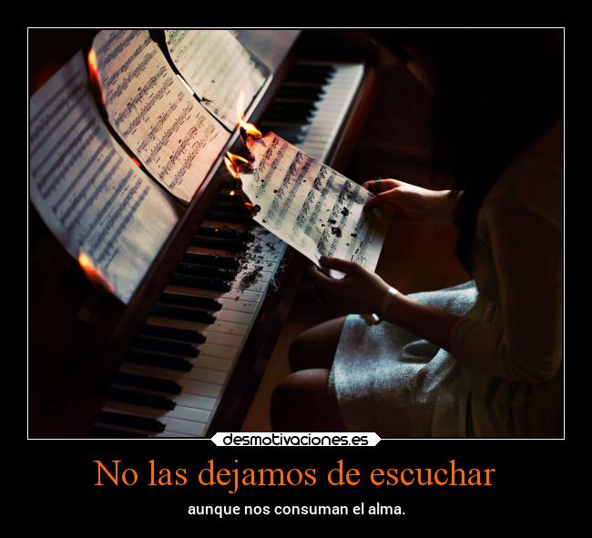 No las dejamos de escuchar -