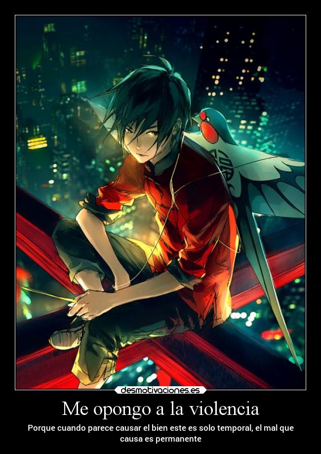 Me opongo a la violencia -